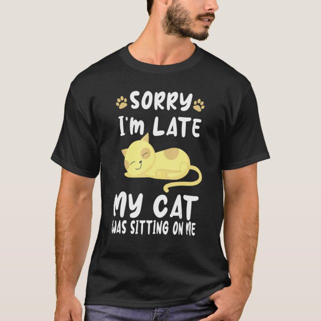 Camiseta Gato Bonito Para Homens Gatinhos Gatinhos De Piada (Frente)