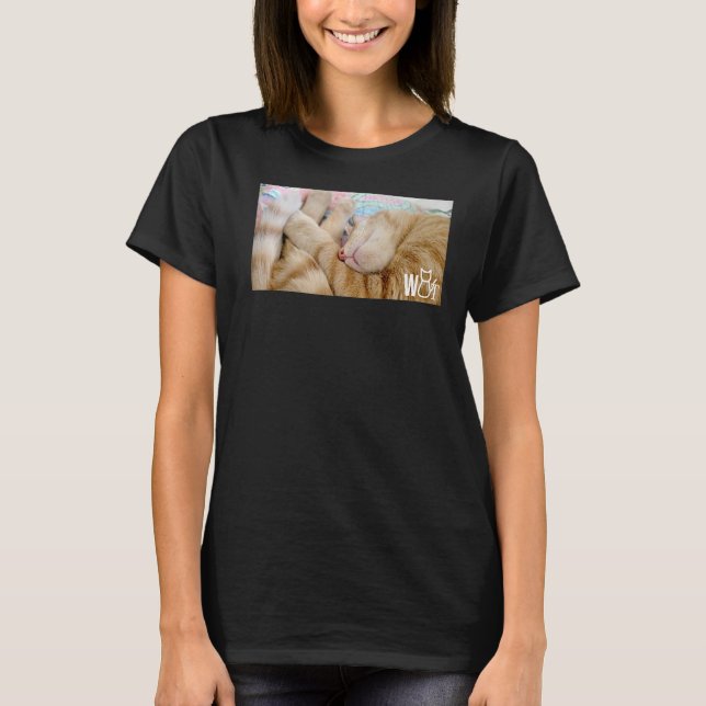 Camiseta Gato bonito para raparigas Gatos mulheres rapazes (Frente)