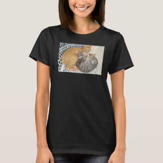 Camiseta Gato bonito para raparigas Gatos mulheres rapazes