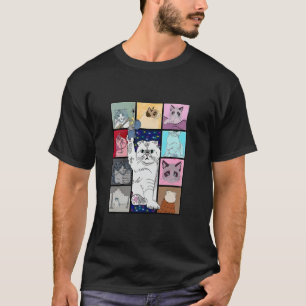 Camiseta Gato Bonito Purificando No Meu Colo Porque Me Ama