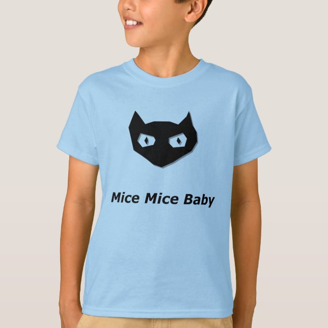 Camiseta Gato Boo Mice Bebê (Frente)
