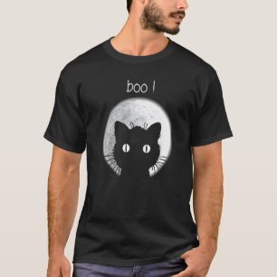 Camiseta Gato Boo sob a lua