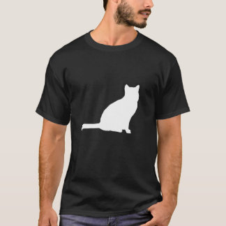 Camiseta Gato branco de Ninja…?