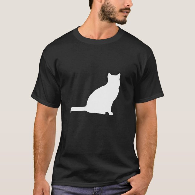 Camiseta Gato branco de Ninja…? (Frente)