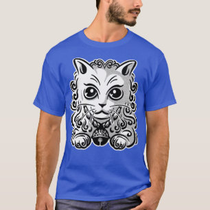 Camiseta Gato Branco Definido