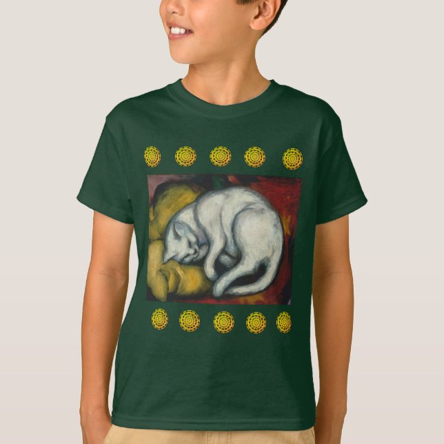 Camiseta Gato Branco, Franz Marc (Frente)