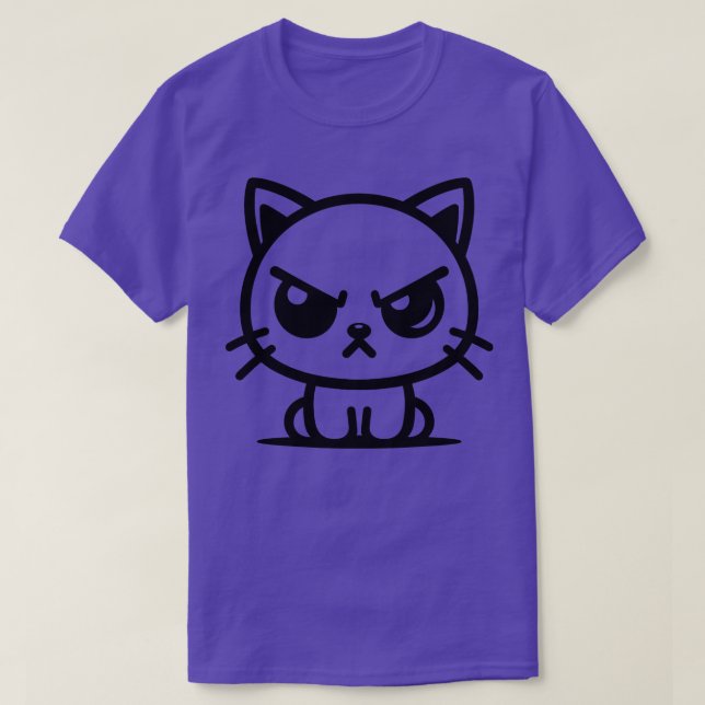 Camiseta Gato Bravo (Frente do Design)