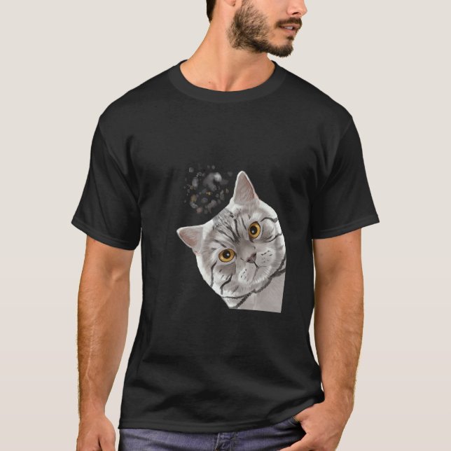Camiseta Gato British Shorthair (Frente)
