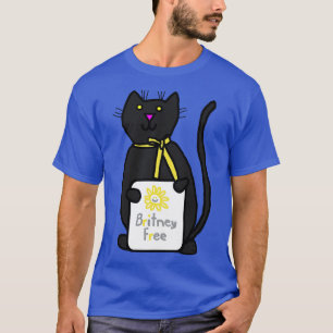 Camiseta Gato Britney Bonito Gratuito com Sinal Sem Britney