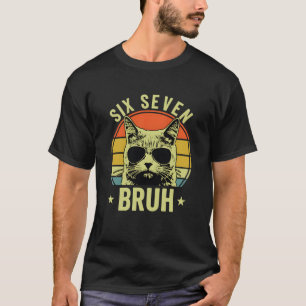 Camiseta Gato Bruh Seis Sete Legal Arte Animal Sarcástico R