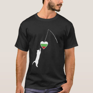 Camiseta Gato Búlgaro Engraçado Lover Orgulhoso Bulgária Ca