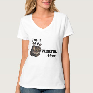 Camiseta Gato/Cachorro As patas de texto da mãe adicionam f