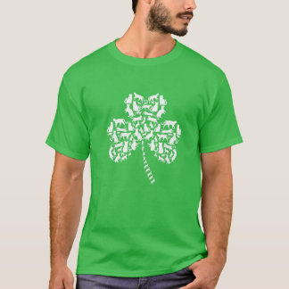 Camiseta Gato Cachorro Dia de São Patrício Puppy