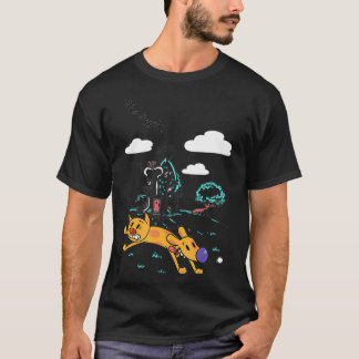Camiseta Gato-Cachorro Olá Dodle Diggety
