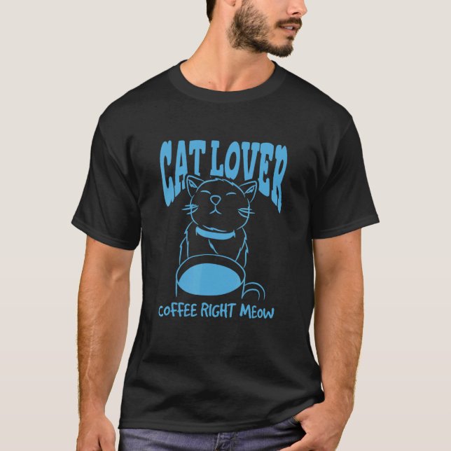 Camiseta Gato Café Agora Mesmo (Frente)