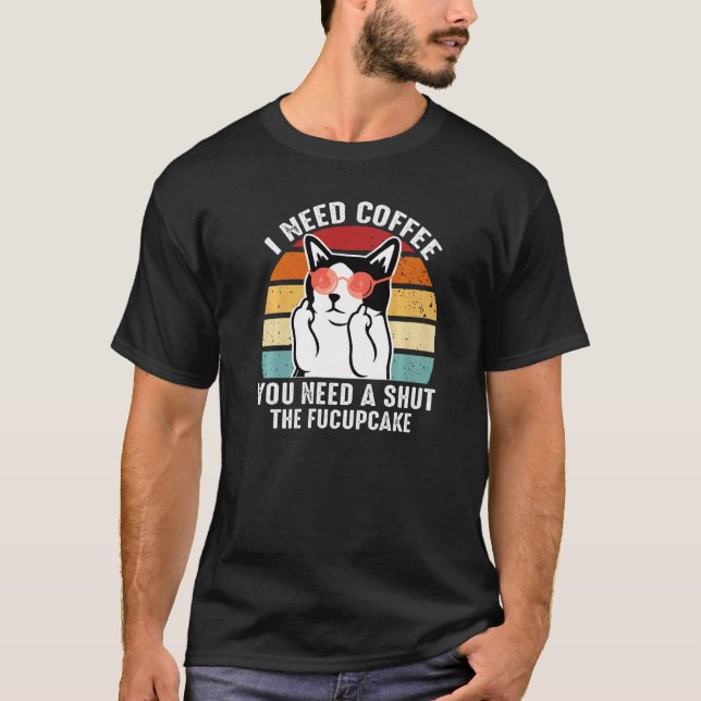Camiseta Gato Café Azuco (Frente)