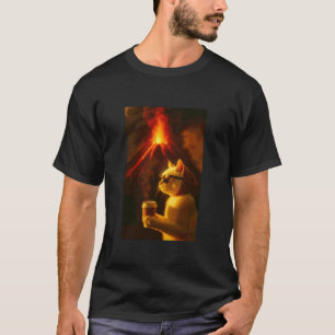 Camiseta Gato Café Vulcão