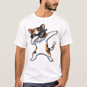 Camiseta Gato Calico Dab – Gato Fofo e Divertido Dabbing