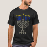 Camiseta Gato-Cão Imprime Menorah Hanukkah Chanukah judeu<br><div class="desc">Gato-Cachorro Imprime Menorah Hanukkah Chanukah Feriado Judeu.</div>
