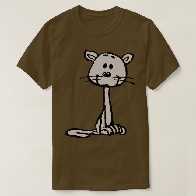 Camiseta Gato Castanho (Frente do Design)