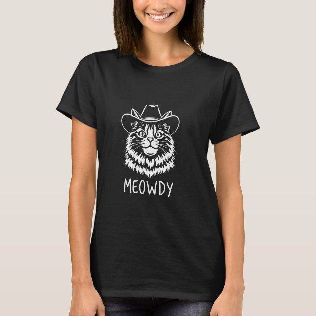 Camiseta Gato Caubói MEOWDY (Frente)