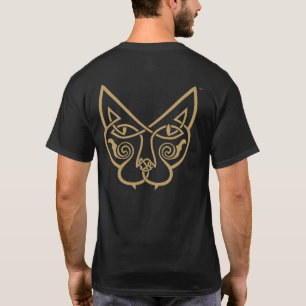 Camiseta Gato Celta por Trabalhos de arte Bannigan