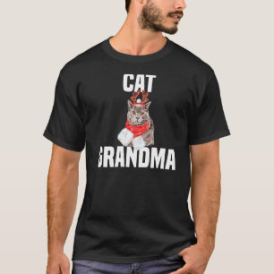 Camiseta Gato Chartreux Bonito com Reindeer Costume Grand