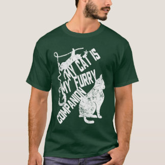 Camiseta gato chato e família de gatos engraçados