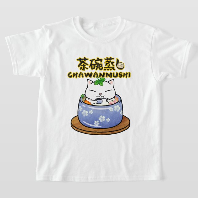 Camiseta Gato Chawancogi, Comida japonesa (Postura )
