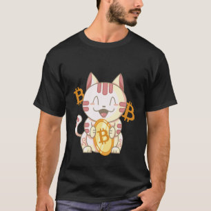 Camiseta Gato Chinês Lucky Bitcoin