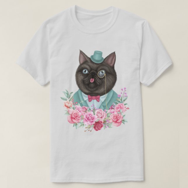 Camiseta Gato Chique (Frente do Design)