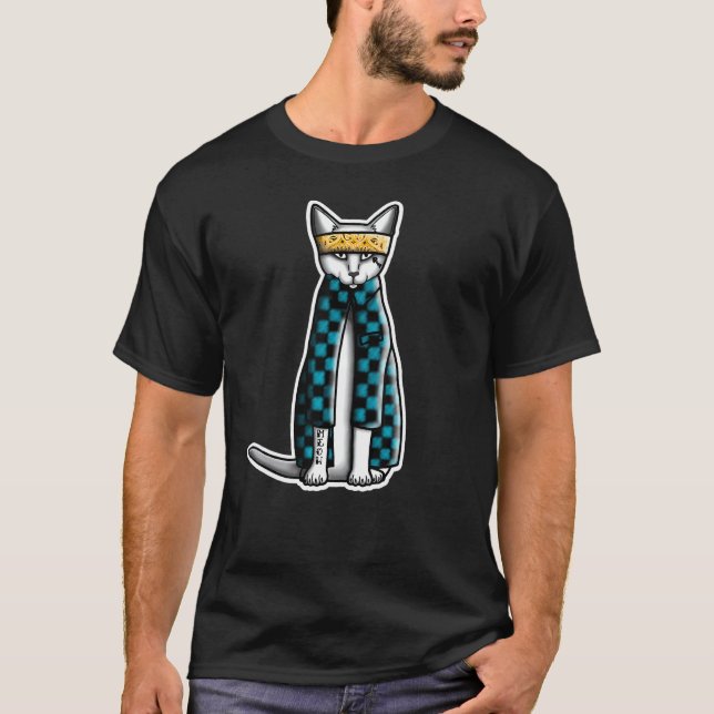 Camiseta Gato Cholo - Gata Tatuada (Frente)