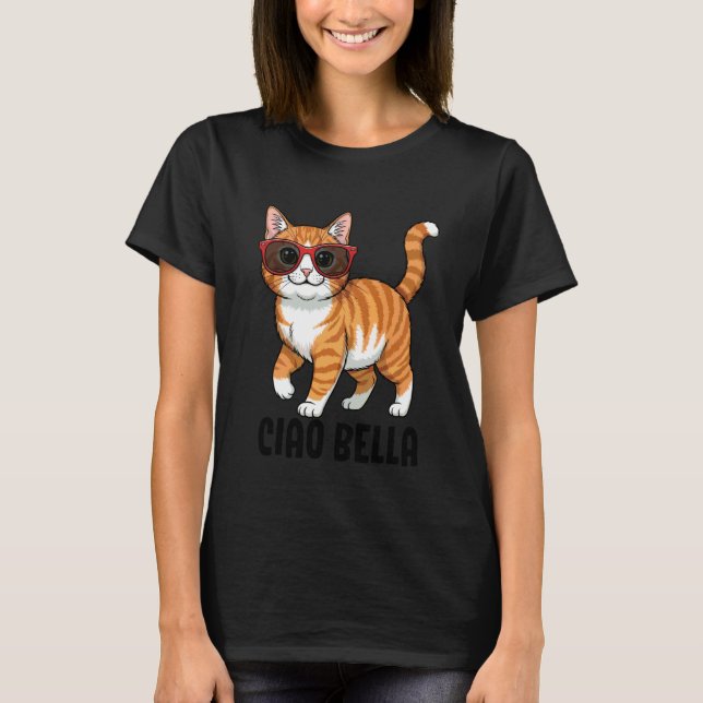 Camiseta Gato Ciao Bella (Frente)