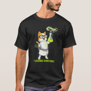 Camiseta Gato Ciência Química Cation Cute Elemento Pawsitiv