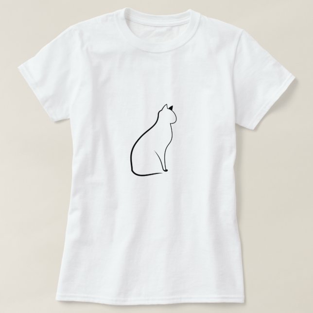 Camiseta Gato Cinto (Frente do Design)