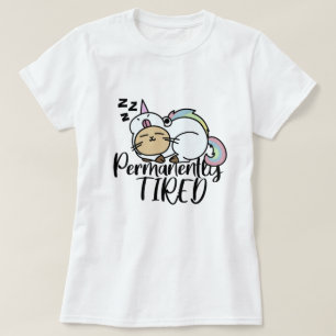 Camiseta Gato Cinto Centeado Permanentemente