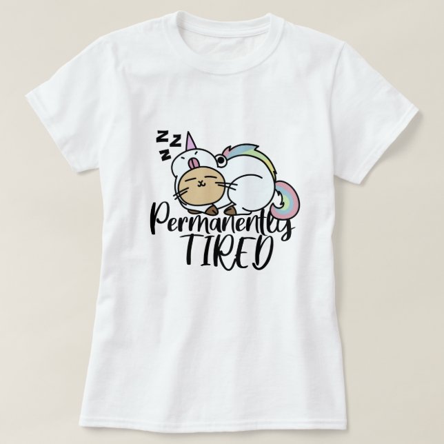 Camiseta Gato Cinto Centeado Permanentemente (Frente do Design)