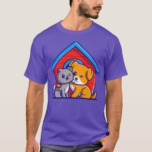 Camiseta Gato Cinto E Cartoon1
