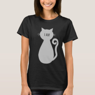 Camiseta Gato Cinza Personalizado