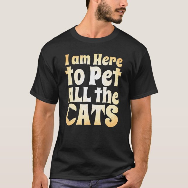 Camiseta Gato Cita Gatinho De Pet Mewing Cats Fan (Frente)