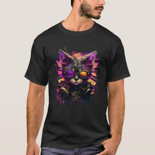 Camiseta Gato Colorido Legal de Gla e Gla