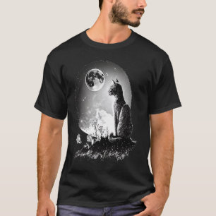 Camiseta Gato Com A Liberdade Da Lua 3