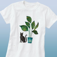 Gato com Aquarela Vegetal Potente