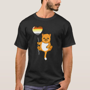 Camiseta Gato Com Balão Urso Gay