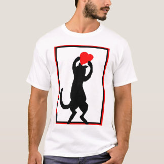 Camiseta Gato com coração
