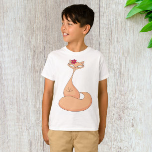 Camiseta Gato com Gatinho Kawaii Cute Flor