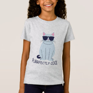 Camiseta Gato com óculos de sol