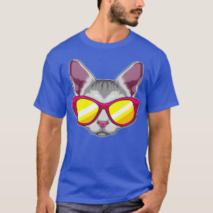 Camiseta Gato com óculos de sol 1