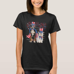 Camiseta Gato com óculos de sol da montanha na Suíça