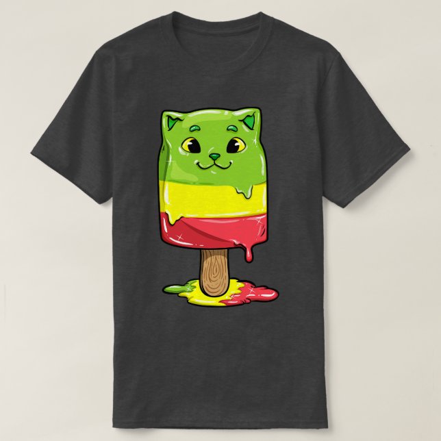 Camiseta Gato com picles (Frente do Design)